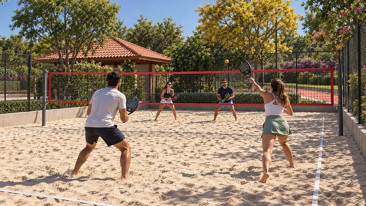Quadra de Beach Tênis